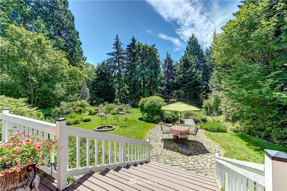 2716 187th Street Southeast Bothell, WA 98012 - Photo 30 of 37 a view of a table and chairs in the roof deck