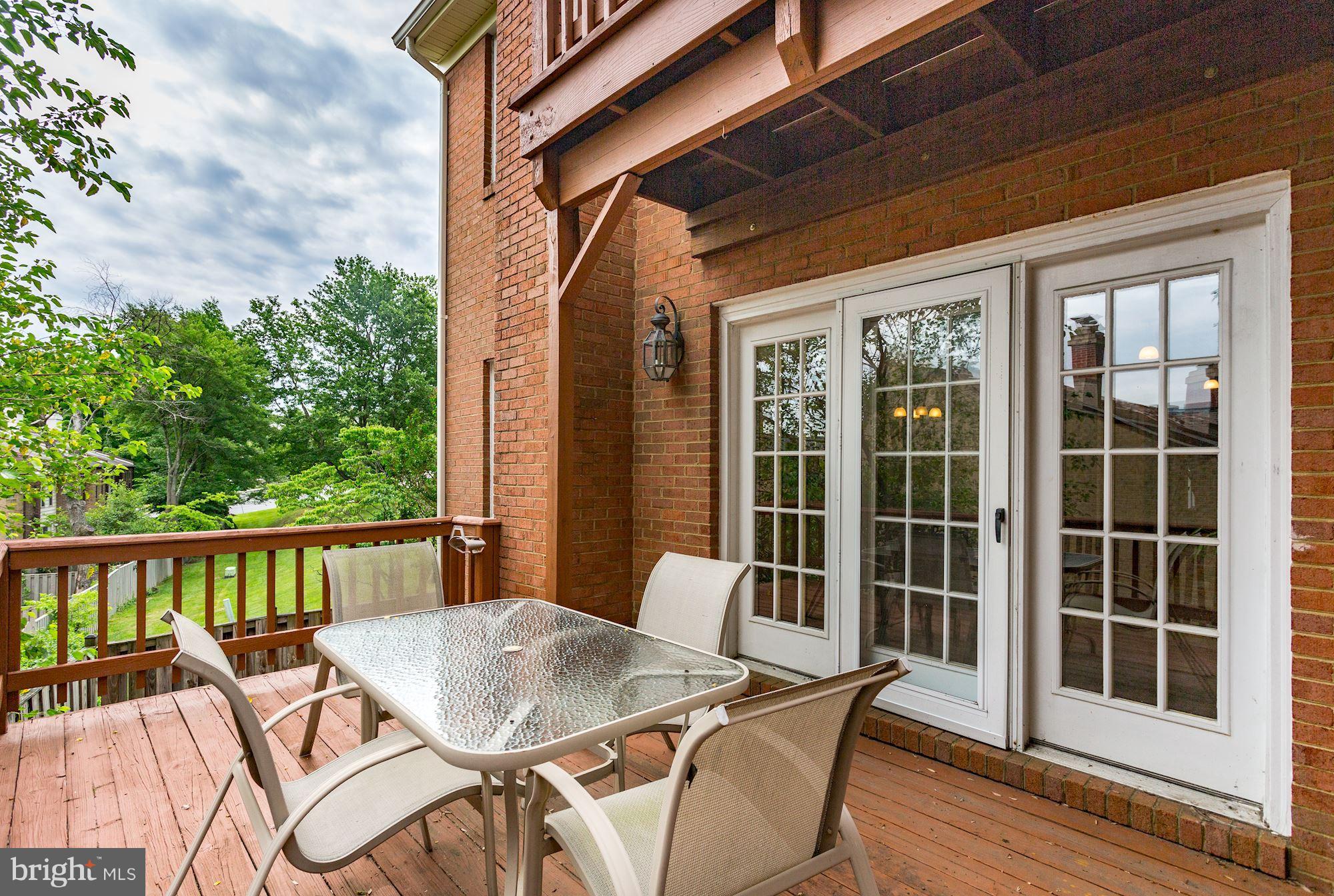 8520 Raglan Road Vienna, VA 22182 - Photo 23 of 27 Private rear deck!