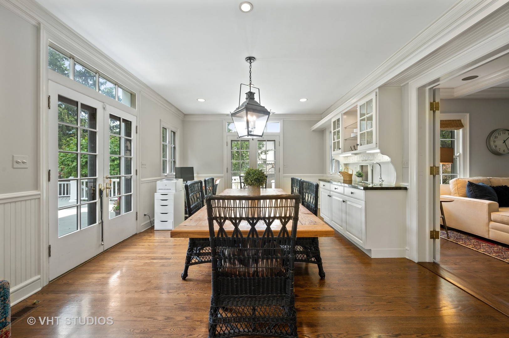 1010 Chestnut Avenue Wilmette, IL 60091 - Photo 17 of 48 a view of a dining room with furniture window and wooden floor