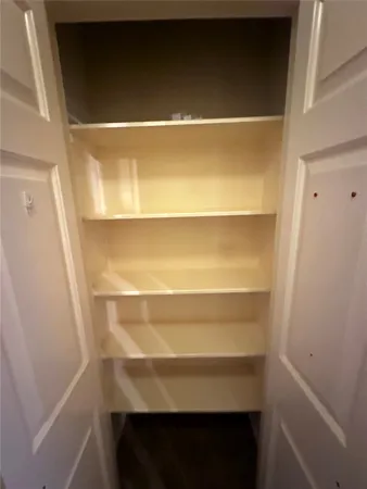 a close view of washer and dryer