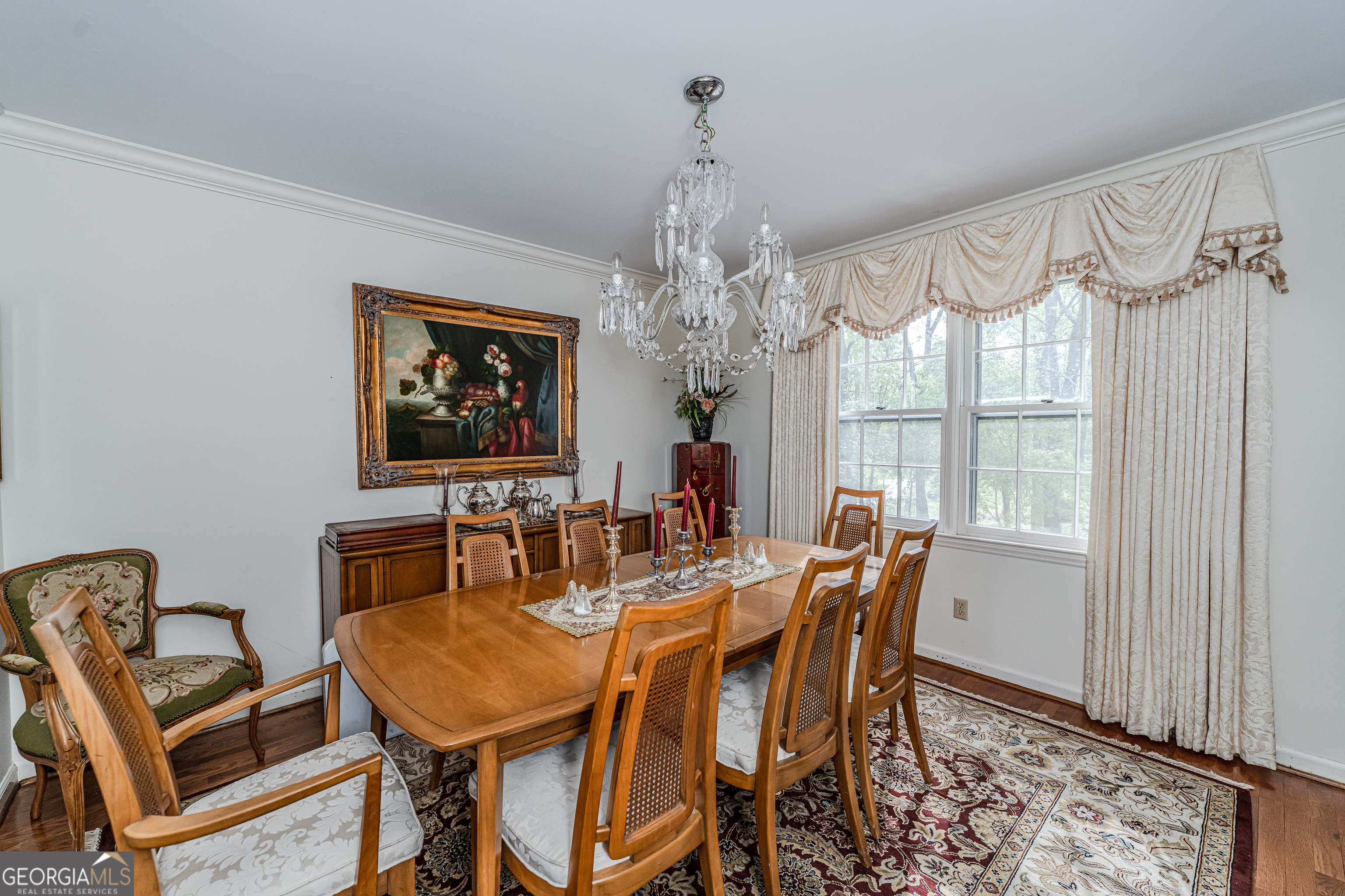 4 Windemere Lane Southeast Rome, GA 30161 - Photo 17 of 60 a view of a dining room with furniture window and wooden floor