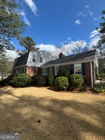 a front view of house with yard