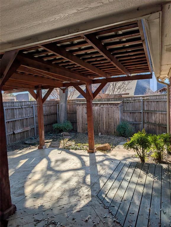 5013 Geranium Court McKinney, TX 75070 - Photo 11 of 11 a view of backyard with wooden fence