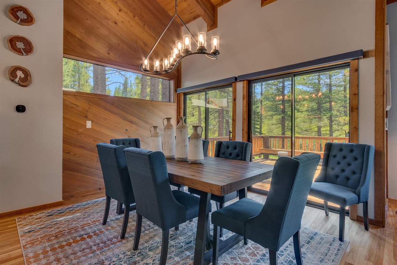 117 Basque Drive Truckee, CA 96161 - Photo 6 of 20 a view of a dining room with furniture window and outside view