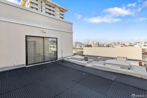 a view of hotel and bathroom