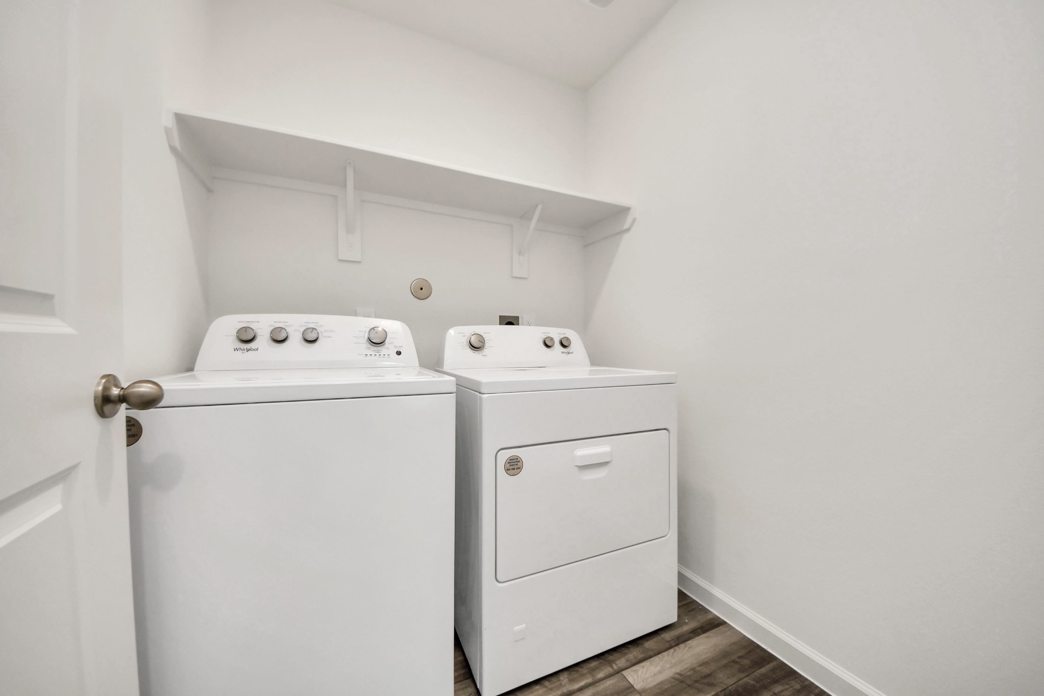 10303 Rose Mar Drive, Unit A Rosharon, TX 77583 - Photo 31 of 49 a utility room with dryer and washer