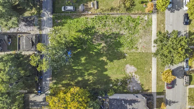 a bird view of a house