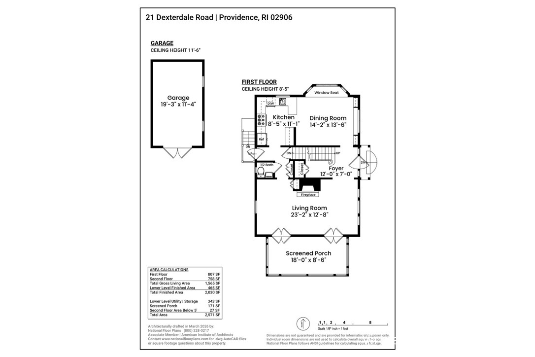 21 Dexterdale Road Providence, RI 02906 - Photo 37 of 39 1st Floor Plan