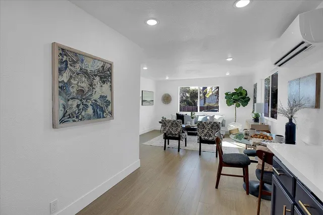 a kitchen with a stove and a cabinets