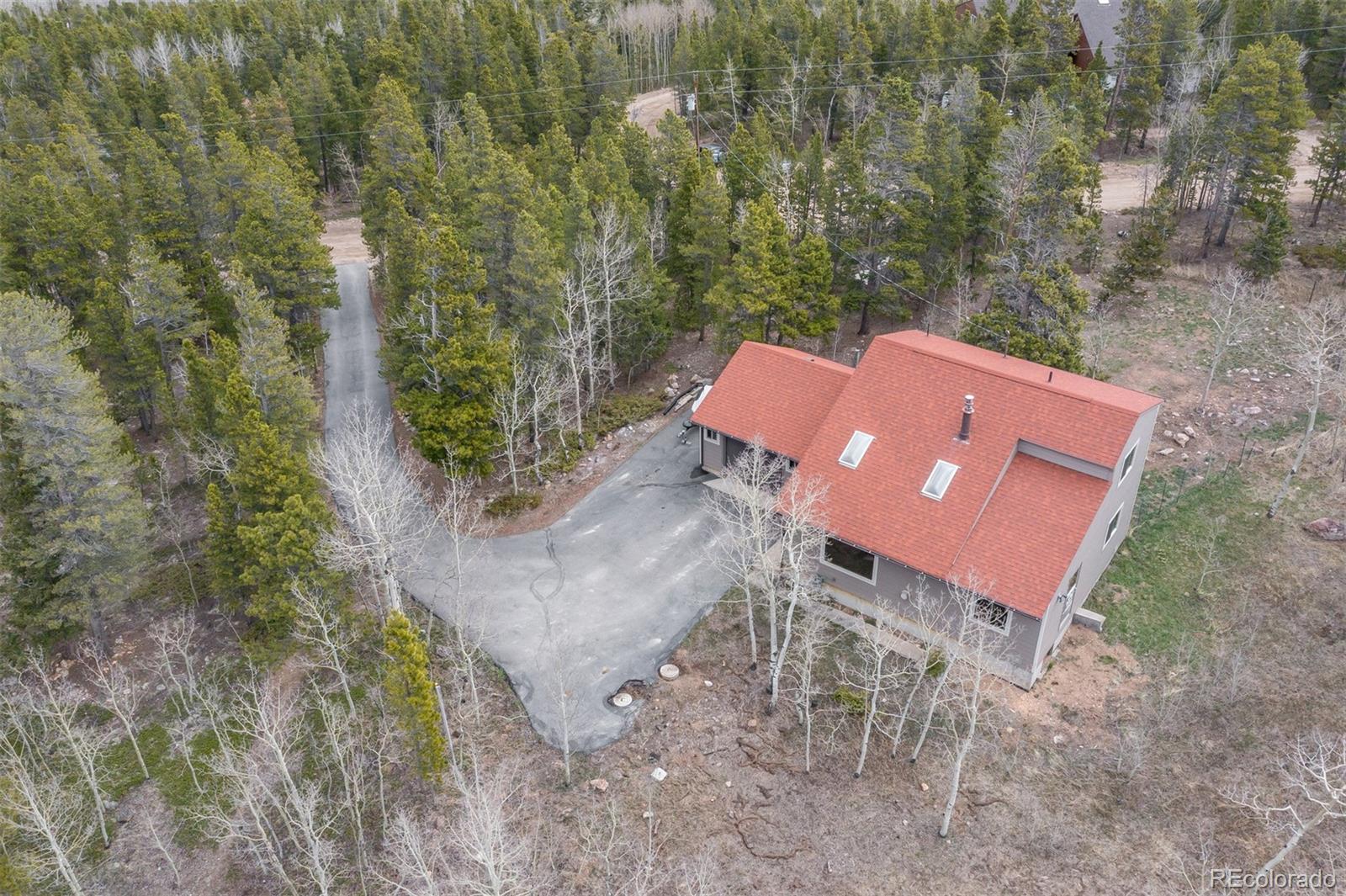 308 Rangeview Drive Black Hawk, CO 80422 - Photo 4 of 26 an aerial view of a house with a yard