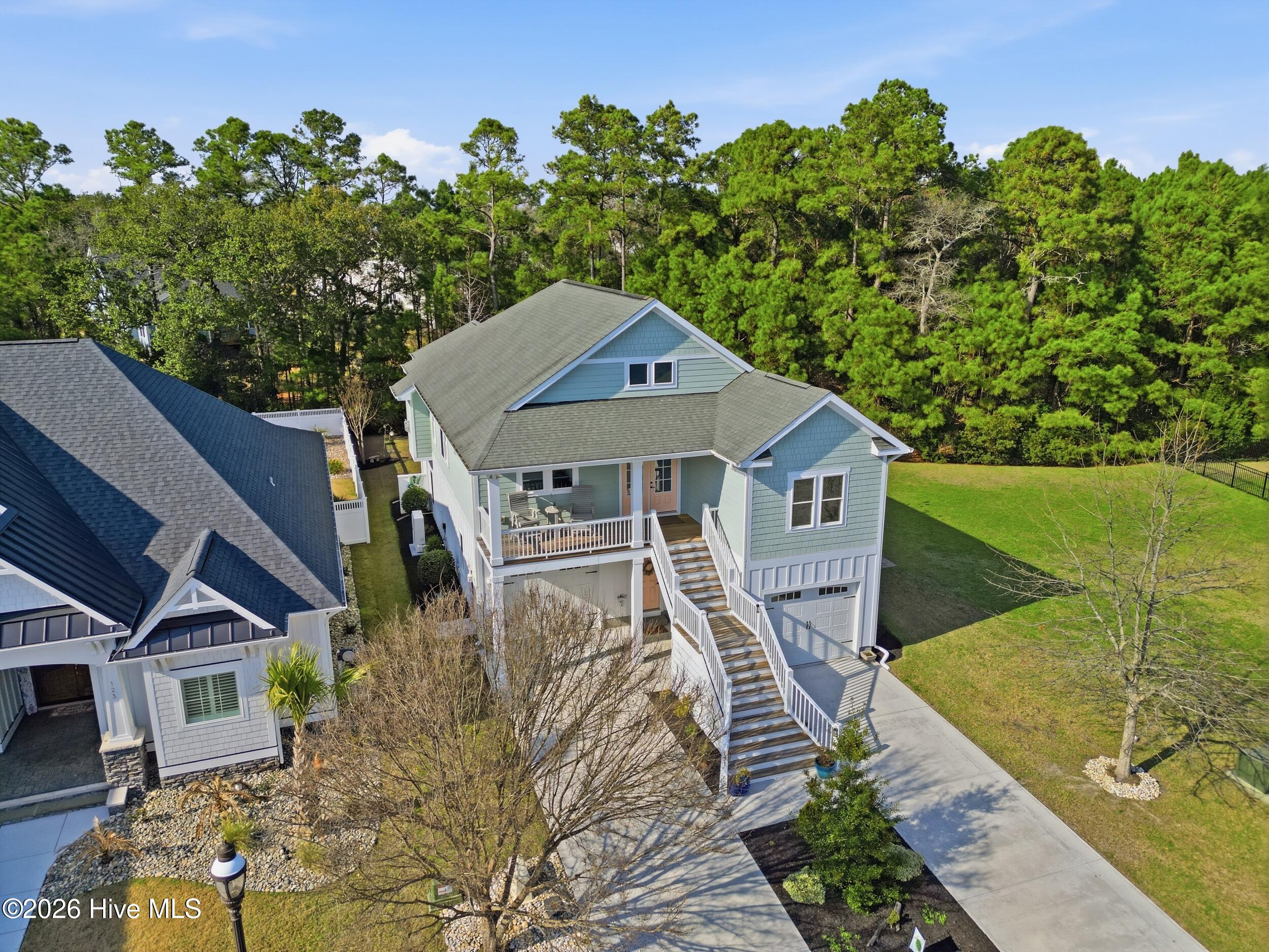 131 Everett Park Trail Holly Ridge, NC 28445 - Photo 5 of 111 3_front left aerial