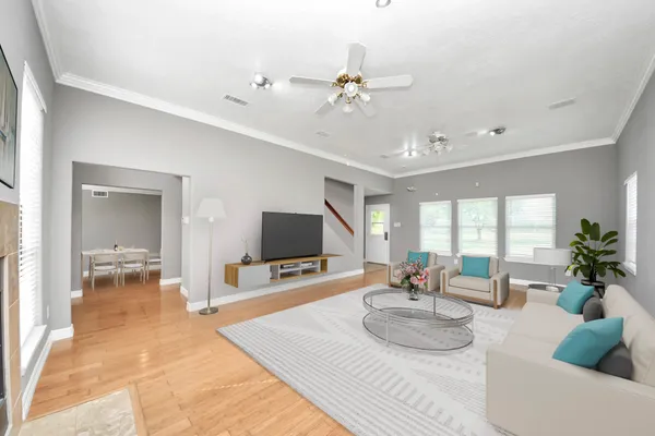 a large kitchen with a stove a sink dishwasher and a stove