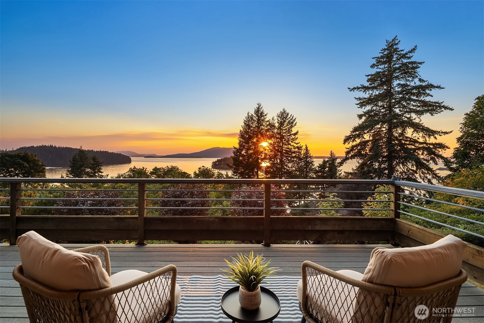 1002 Chuckanut Drive Bellingham, WA 98229 - Photo 1 of 40 a view of roof deck with seating space and barbeque oven