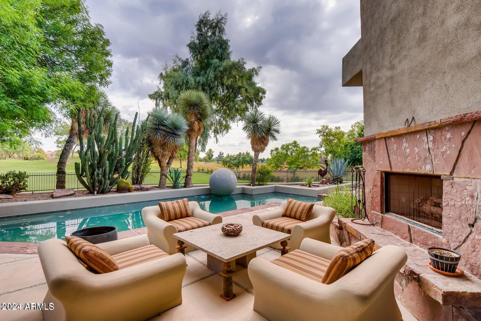 7475 East Gainey Ranch Road, Unit 26 Scottsdale, AZ 85258 - Photo 1 of 25 Backyard overlooking Golf Course