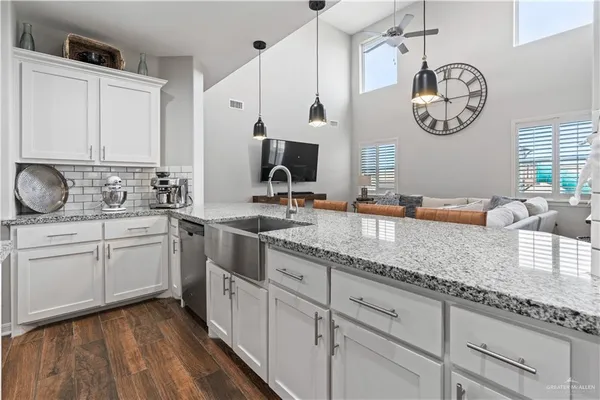 a view of a swimming pool with an ocean view