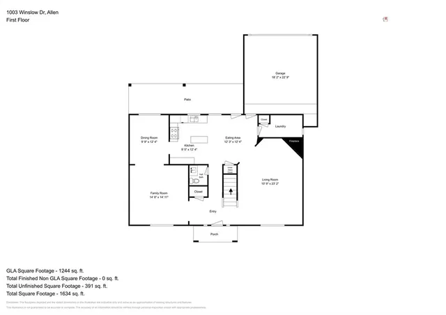 $2,775 | 1003 Winslow Drive, Allen, TX 75002