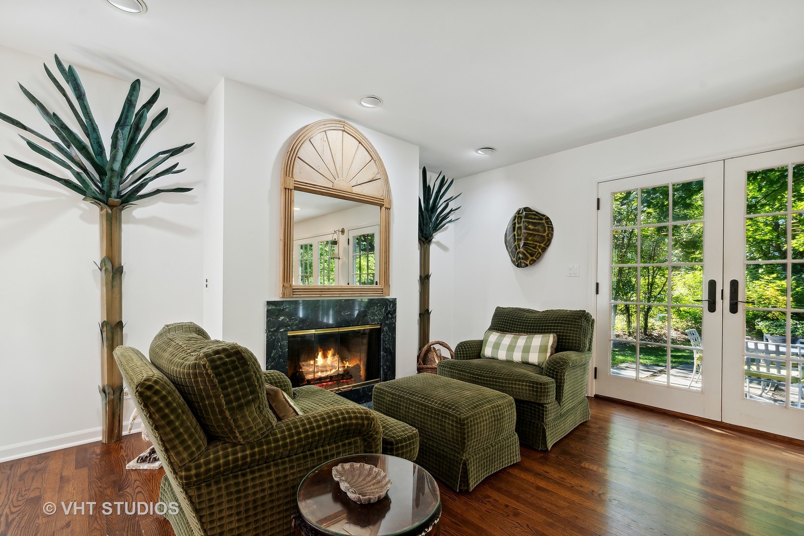 540 Buena Road Lake Forest, IL 60045 - Photo 17 of 37 a living room with furniture a fireplace and a large window