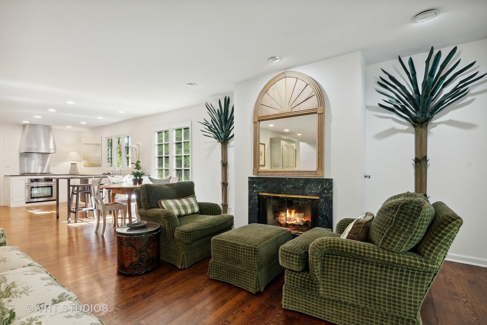 540 Buena Road Lake Forest, IL 60045 - Photo 19 of 37 a living room with furniture fireplace and wooden floor