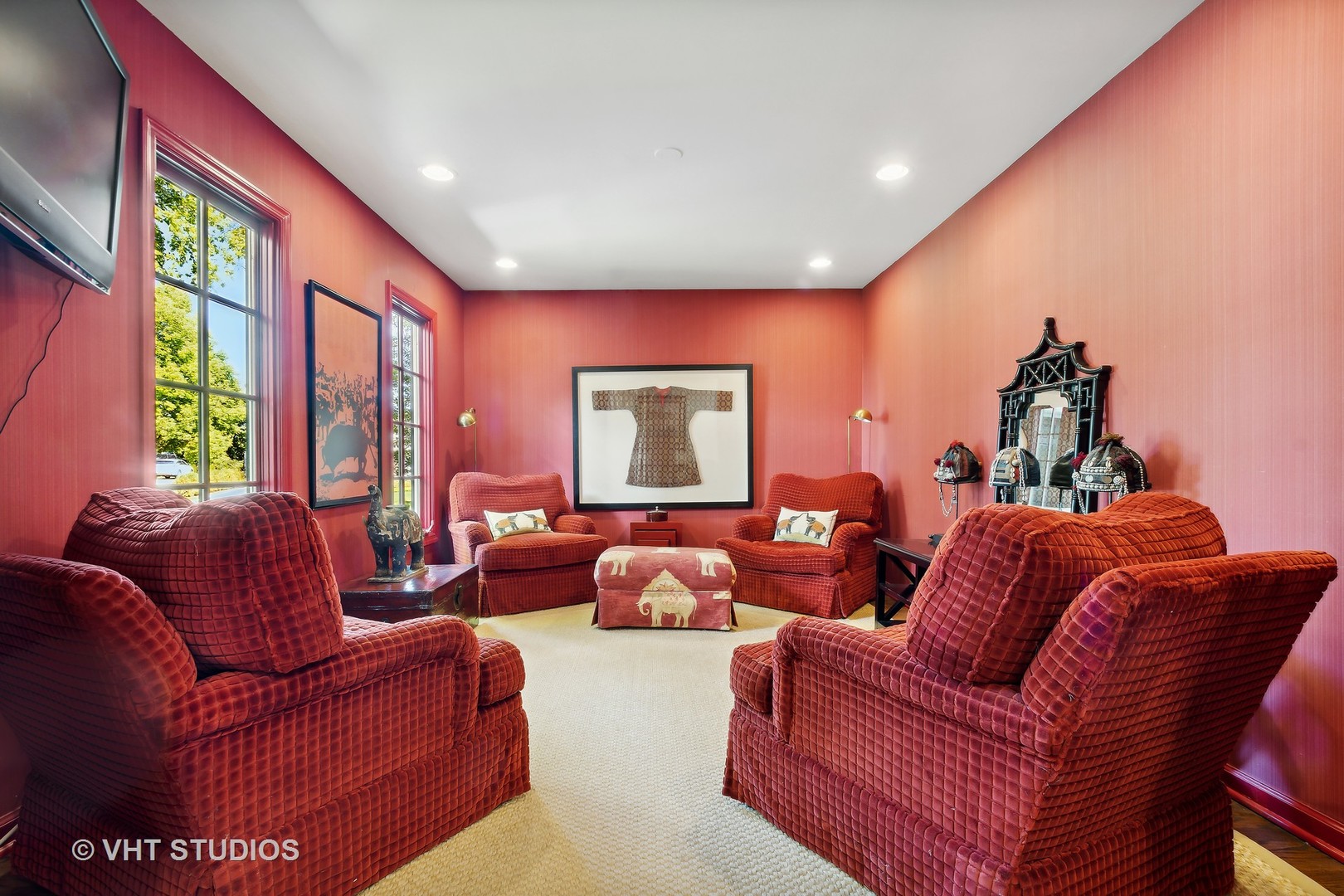 540 Buena Road Lake Forest, IL 60045 - Photo 25 of 37 a living room with furniture a large window and a lamp