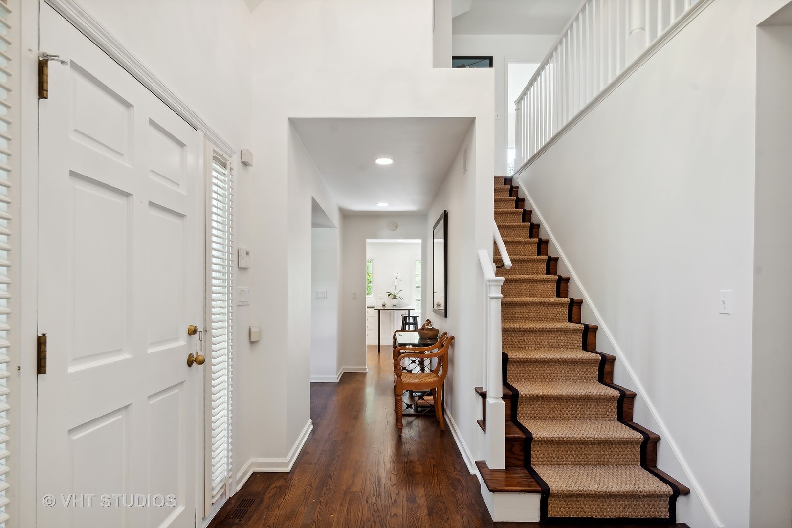 540 Buena Road Lake Forest, IL 60045 - Photo 9 of 37 a view of entryway with wooden floor and stairs