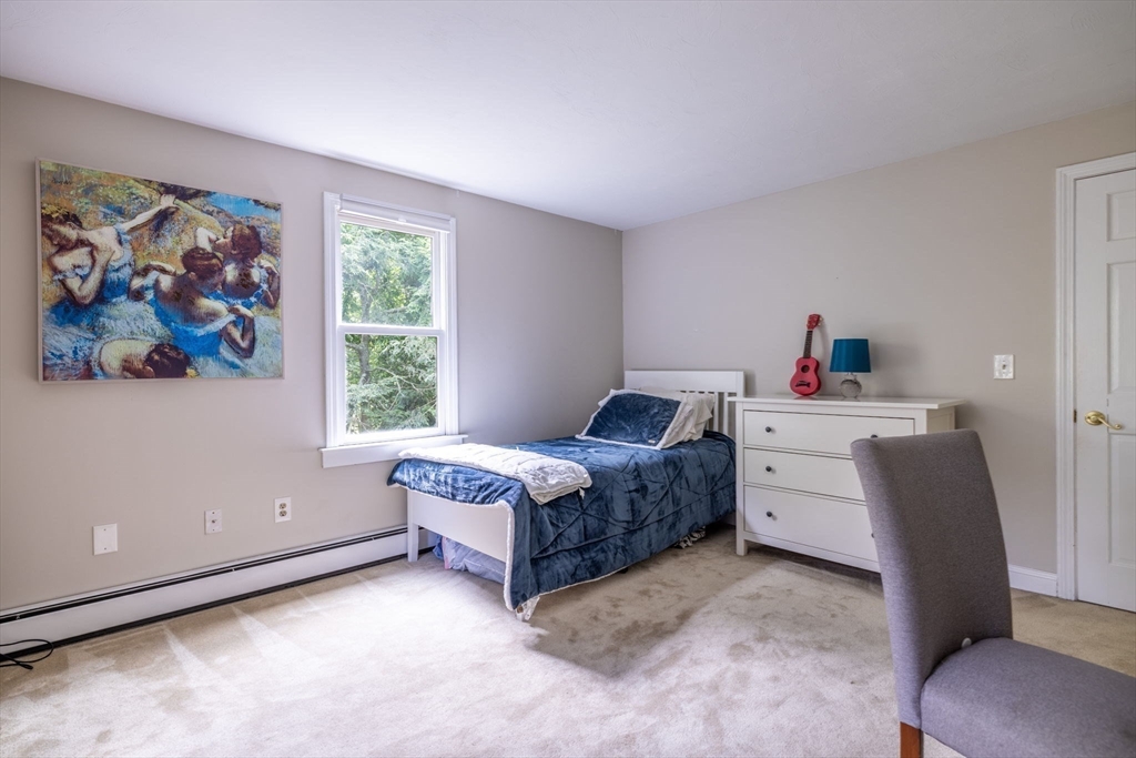 20 Staples Shore Road Lakeville, MA 02347 - Photo 21 of 39 a bedroom with a bed and a painting on the wall