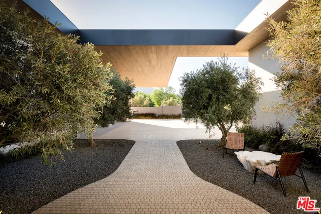 a living room filled with furniture