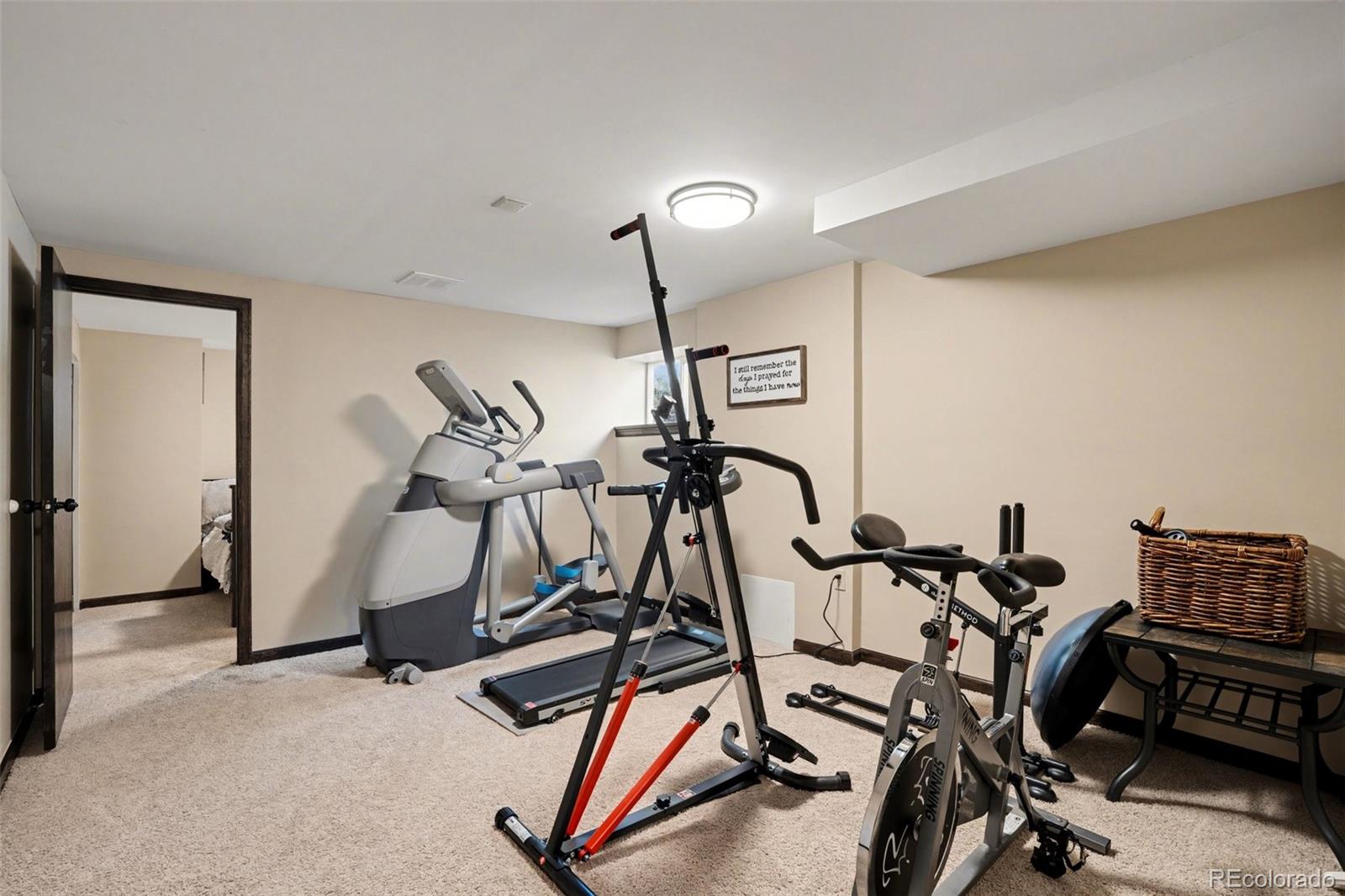 6224 Powell Road Parker, CO 80134 - Photo 26 of 40 a view of a room with gym equipment