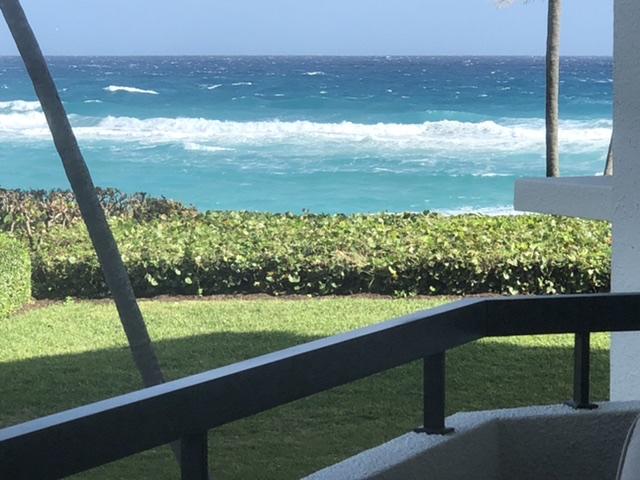 3120 South Ocean Boulevard, Unit 3202 Palm Beach, FL 33480 - Photo 14 of 46 VIEW FROM KITCHEN BALCONY