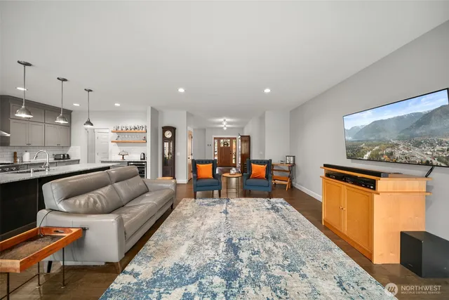 a room with furniture and window