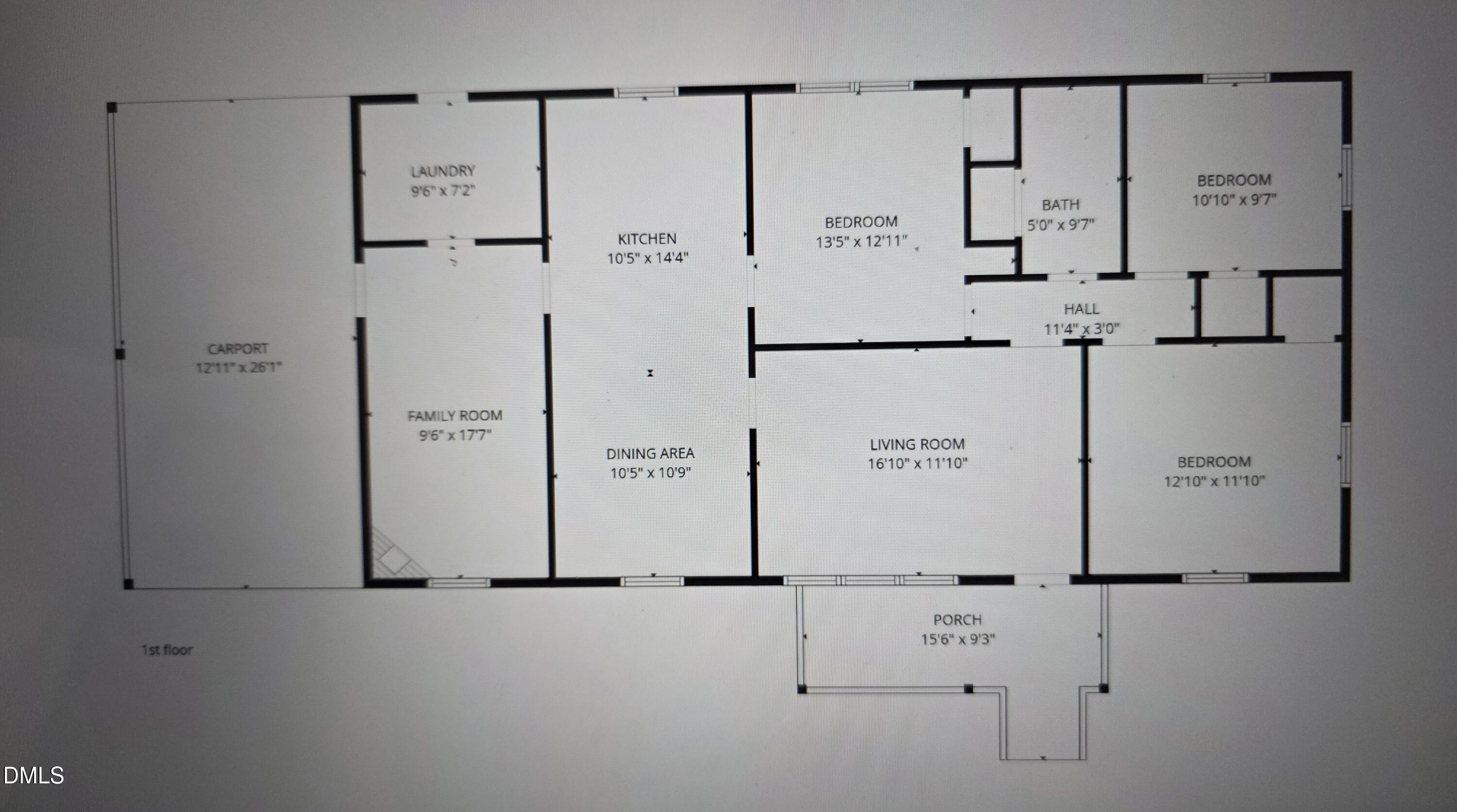 7425 Halifax Road Youngsville, NC 27596 - Photo 40 of 43 Sketch of main house