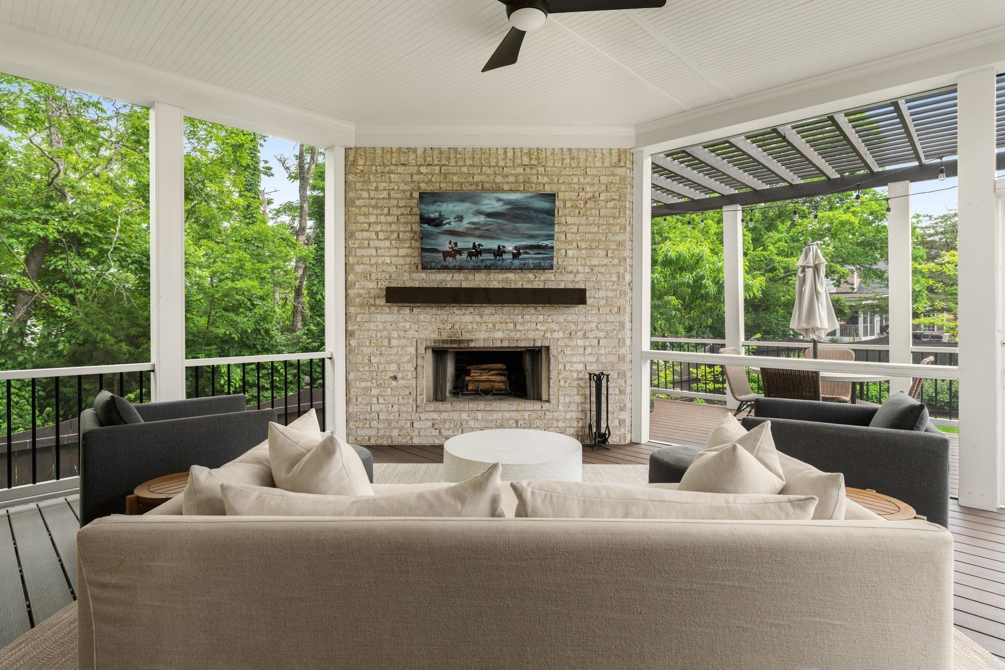 454 Cardel Lane Franklin, TN 37064 - Photo 20 of 53 a living room with furniture and a large window