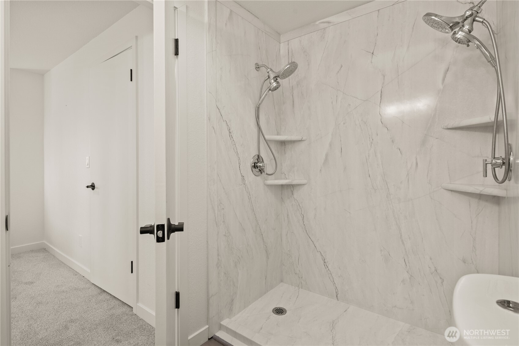 18307 130th Avenue Southeast Renton, WA 98058 - Photo 29 of 36 a bathroom with a shower