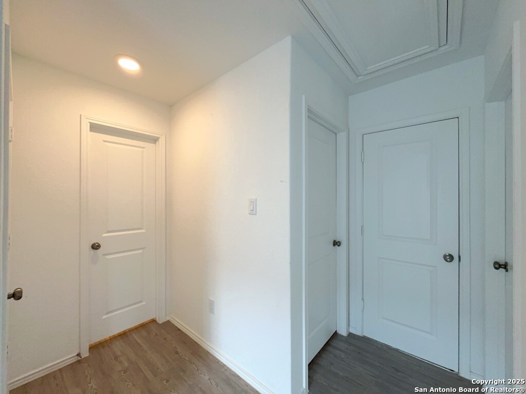 6954 Biotite Ridge Elmendorf, TX 78112 - Photo 18 of 39 a view of small space with wooden floor