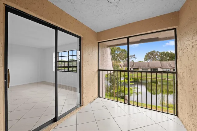 a view of a city from a balcony