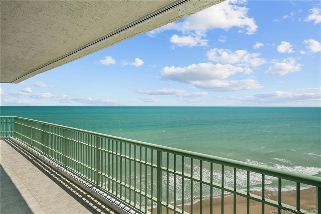 8600 South Ocean Drive, Unit PH5 Jensen Beach, FL 34957 - Photo 33 of 49 a view of a balcony with an outdoor space