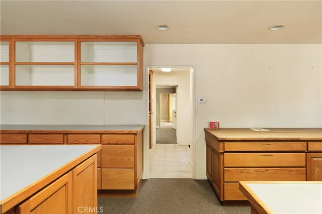 a room with storage and utility