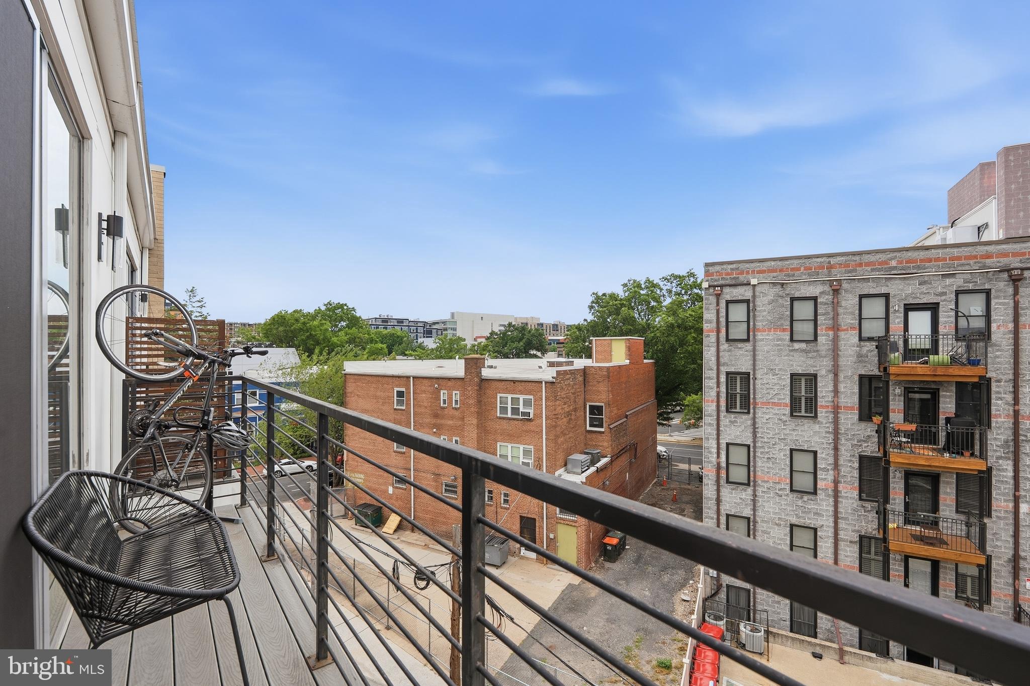 435 R Street Northwest, Unit 404 Washington, DC 20001 - Photo 17 of 36 Private Balcony