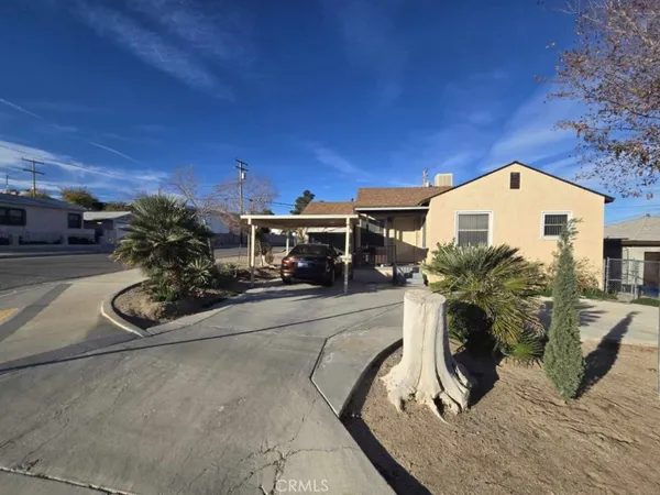 a view of a house with a patio