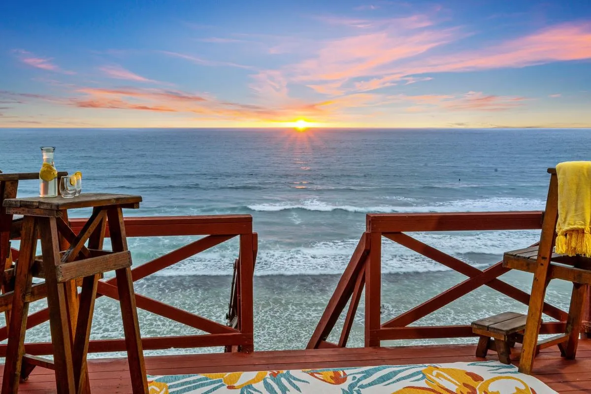 1366 Neptune Avenue Encinitas, CA 92024 - Photo 7 of 48 a view of swimming pool from a balcony