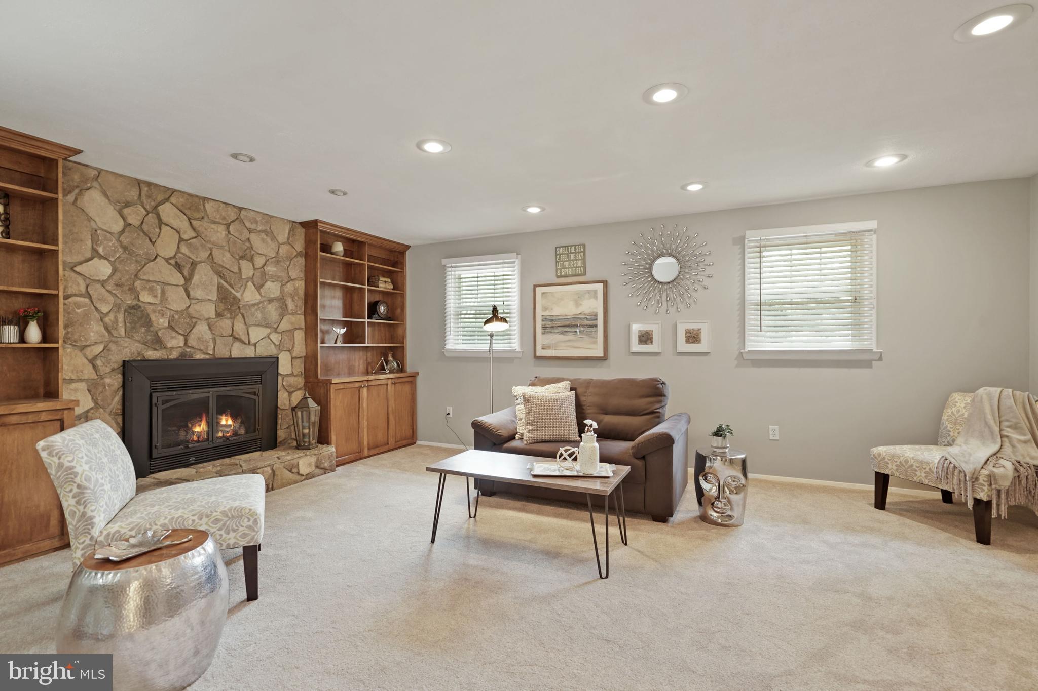4803 Twinbrook Road Fairfax, VA 22032 - Photo 22 of 33 Spacious Family Room! Custom fireplace focal point