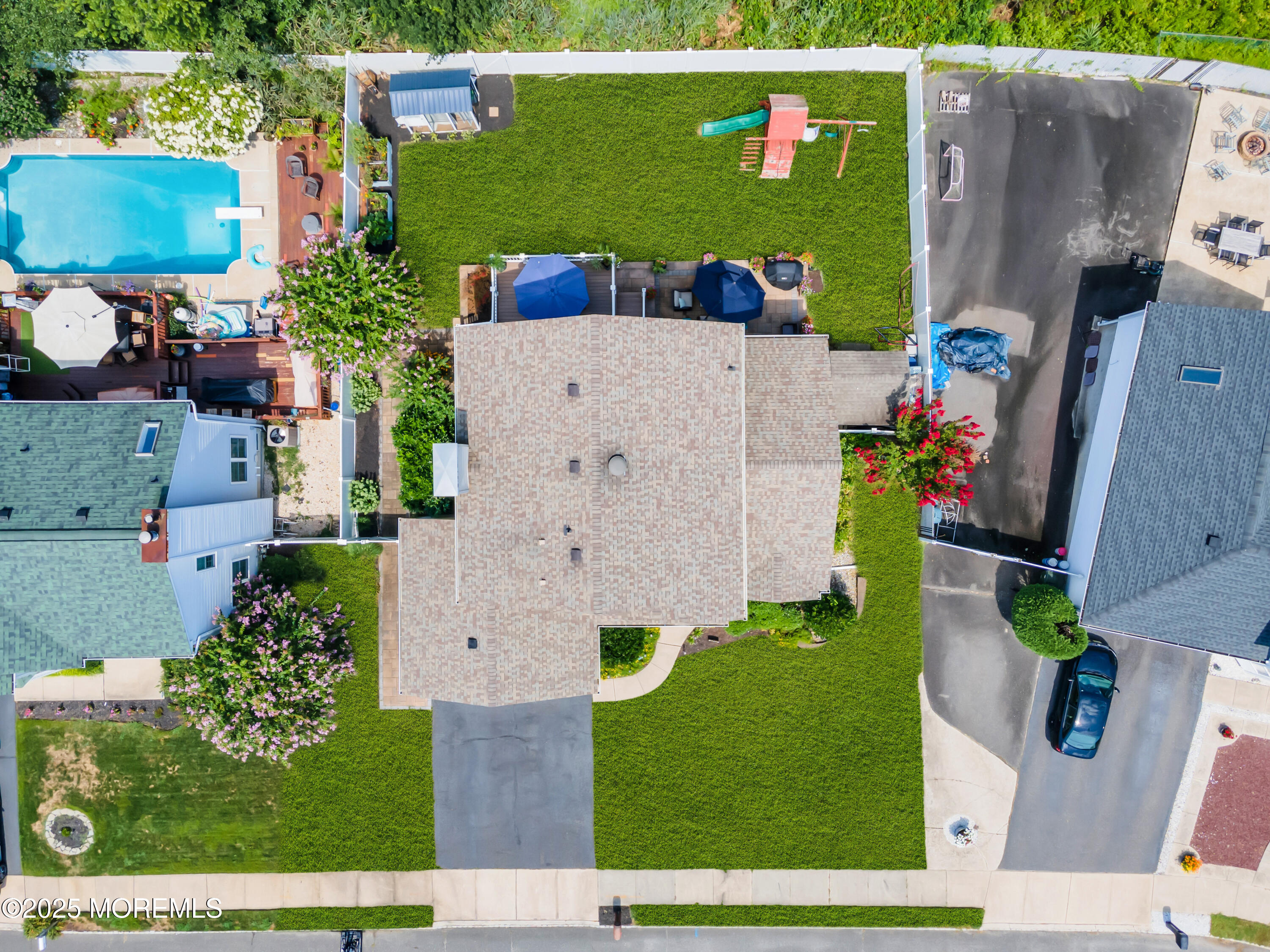 50 Diamond Lane Howell, NJ 07731 - Photo 44 of 49 an aerial view of a house with a yard
