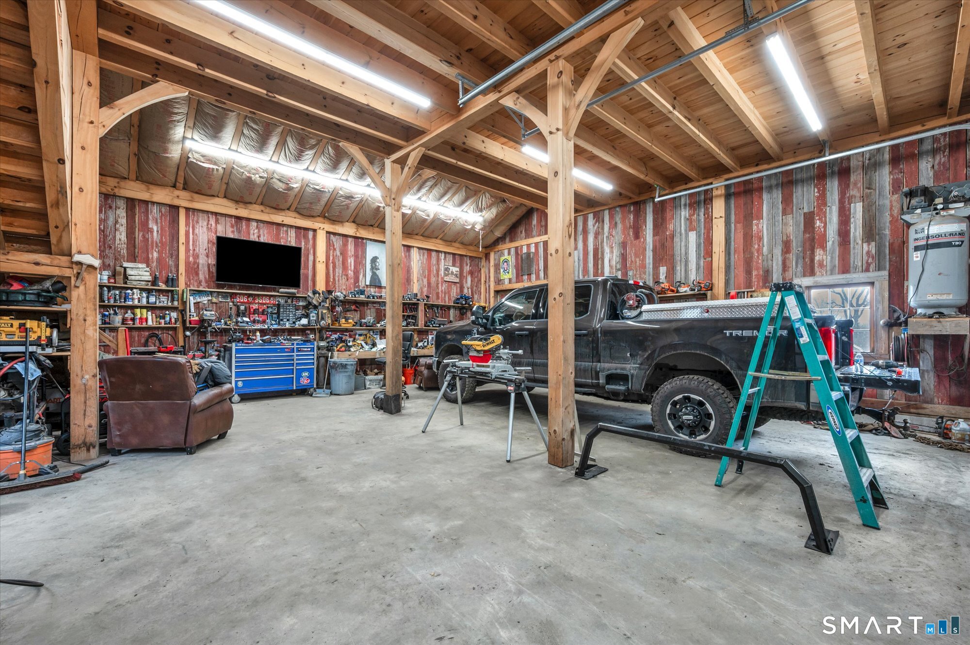 566 Maple Street Litchfield, CT 06759 - Photo 33 of 34 a view of a garage with furniture