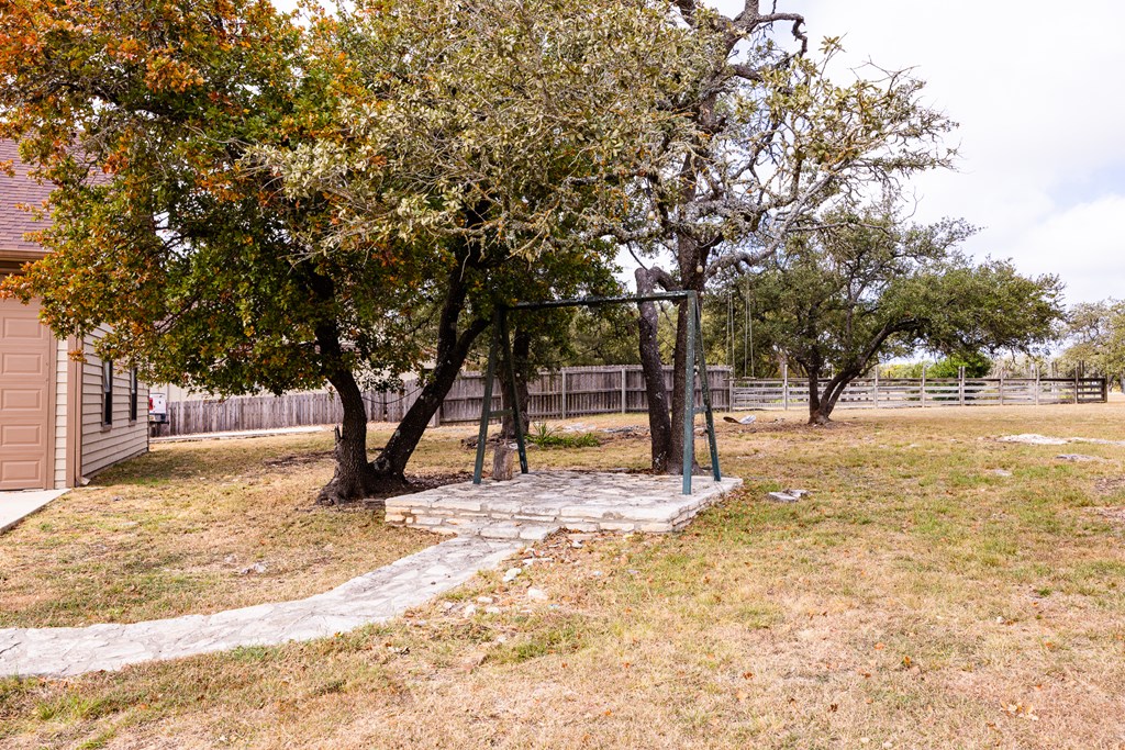160 Rhum Road Kerrville, TX 78028 - Photo 37 of 42 a view of a yard with trees