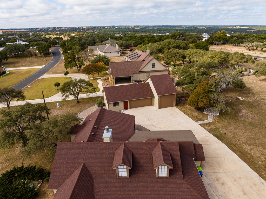 160 Rhum Road Kerrville, TX 78028 - Photo 40 of 42 an aerial view of residential houses with outdoor space