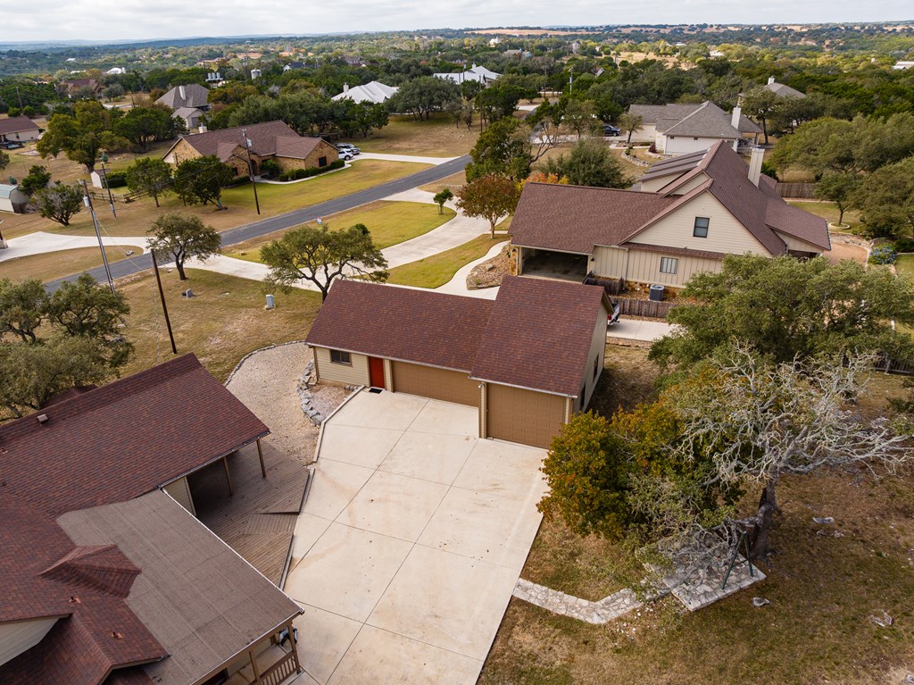 160 Rhum Road Kerrville, TX 78028 - Photo 41 of 42 an aerial view of residential houses with outdoor space