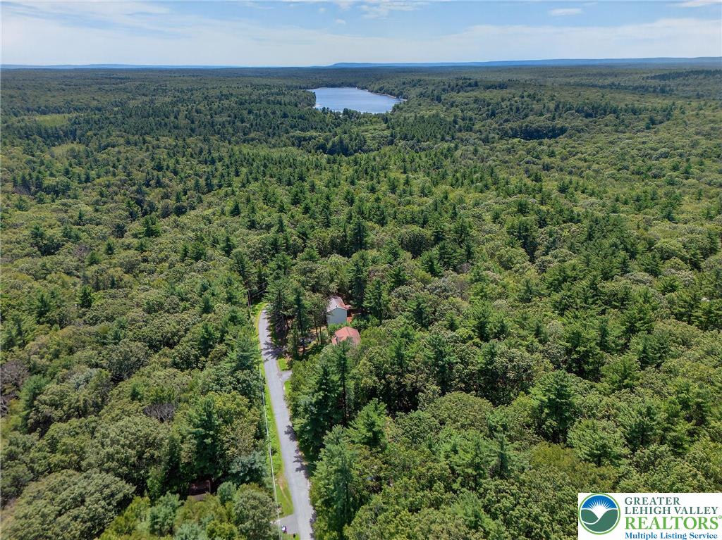 375 Marcel Drive Dingmans Ferry, PA 18328 - Photo 28 of 37 an aerial view of a houses with a yard
