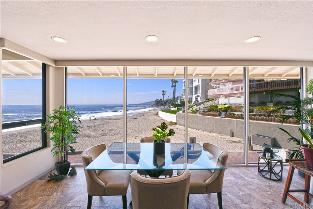 106 Blue Lagoon Laguna Beach, CA 92651 - Photo 7 of 46 a view of a dining room with furniture window and outside view