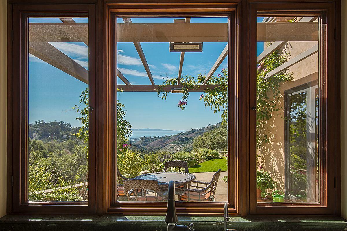 927 Coyote Road Santa Barbara, CA 93108 - Photo 15 of 55 Kitchen View from Sink