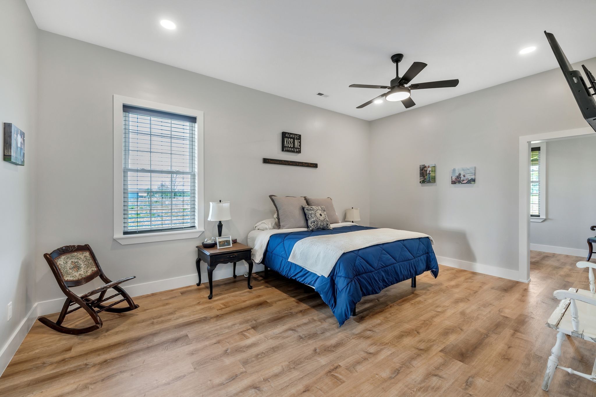 11010 Shelbyville Road Morrison, TN 37357 - Photo 14 of 44 a bedroom with a bed and a chair