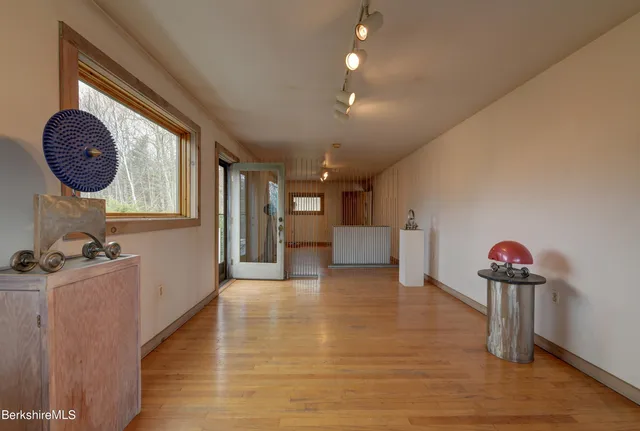 a view of lake with mountain